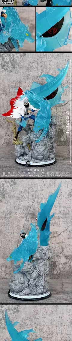 Imagem do 27cm naruto hatake kakashi cs sexta geração ninja pvc figura de ação anime estátua coleção modelo brinquedo natal presente