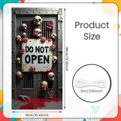 Banner assustador abóbora design decoração de halloween banner atraente evento banner para tema assustador festa de halloween - comprar online