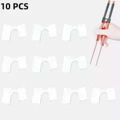 Durável Dobradiça Conector Chopsticks, Pequeno, Fácil Uso, Chopstick Trainer, Portátil, Reutilizável, Ajudante, Japonês, Assistente de Treinamento, 8 Pcs, 10Pcs - Wolf Magazine