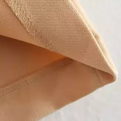 TRAF-Bermudas de cintura alta para mulheres, bolsos laterais, dardos dianteiros, vintage, com zíper, calças curtas femininas, moda - Wolf Magazine