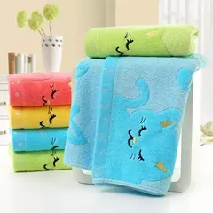 Imagem do Toalha de banho de algodão macio, Lenço para recém-nascidos e bebês, Toalha de rosto para crianças e bebês, alimentação e chuveiro, 1PC