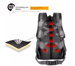Mochila de viagem impermeável de nylon para homens, mochila de viagem casual ao ar livre, senhoras caminhadas camping montanhismo, sacos esportivos para jovens, novo - loja online