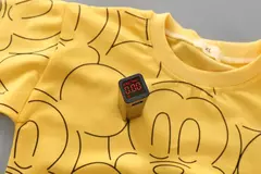 Moletom de manga comprida Disney mickey, roupas infantis, pulôver solto com gola redonda, camisa básica para menino e menina, tops da moda outono - Wolf Magazine