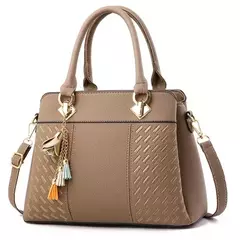 Gusure-Luxo Crossbody Bag com Tassel para Mulheres, Pendurado, Grande Capacidade, Bolsas de Ombro Femininas, Tote Bordado, Bolsa - comprar online