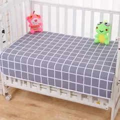 Folha de algodão lavável berço, Impermeável bebê urina Mudando Mat, Reutilizável infantil fralda Pad Cover, Recém-nascido cama colchão fralda na internet