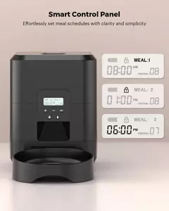2l alimentador automático para animais de estimação dispensador de comida inteligente para gato e cão alimentação quantitativa regular com registro tigela de alimentação pet supplie - Wolf Magazine