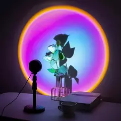 LED USB Sunset Lamp, Nightlights, Projetor, Birthday Party, Mood Lights, Quarto, Sala de estar, Fotografia de parede - comprar online