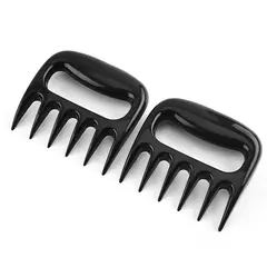 Ferramenta de cozinha com isolamento térmico e anti-escaldante, garra de urso, divisor de churrasco, divisor Palm, 2pcs na internet