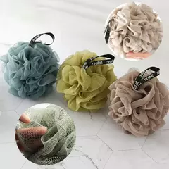 Back Brush Soft Mesh Bath Sponge Balls Nylon Cleaning Brush Shower Esfoliante Scrubbers Loofah Esponja para Mulheres, Homens Banheiro na internet