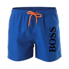 Imagem do Shorts esportivos respirável de secagem rápida masculino, calções casuais com cordão forrado com malha, surf à beira-mar, praia, verão, novo