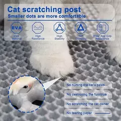Tapete de areia para gatos, à prova d'água, camada dupla, caixa de areia para animais de estimação, antiderrapante, areia, lavável, almofada limpa, suprimentos para limpeza de animais de estimação na internet