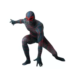 Fantasia de homem-aranha de luxo para adultos fantasia de super-herói para homens fantasia de Halloween masculina