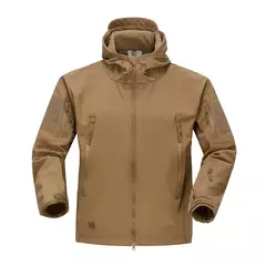 Imagem do Jaquetas de caminhada de lã camuflada para homens, blusão masculino, roupas táticas, outono, 2024