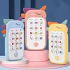 Baby's Music Sound Phone Brinquedo, telefone, dormindo, mordedor, simulação, infantil, educação precoce, presentes para crianças