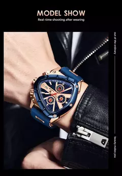 LIGE-Relógio impermeável masculino do esporte, quartzo, relógios de pulso, negócios, relógios de pulso Big Dial, Relogio masculino com caixa, original, luxo - comprar online