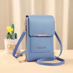 Buylor-Bolsa de couro feminina, tela sensível ao toque, bolsa para celular, bolsa de ombro pequena, macia, feminina, barata, transversal - comprar online