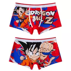 Dragon ball calcinha masculina anime dos desenhos animados algodão boxer roupa interior boxers moda tricô flexibilidade respirável bolsa cuecas na internet
