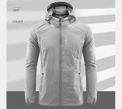 Verão Ao Ar Livre Quick Dry Sun-Protective Thin Jacket Homens Caminhadas Pesca Ciclismo Com Capuz Ginásio Esporte Blusão Ultra Light Coats - Wolf Magazine