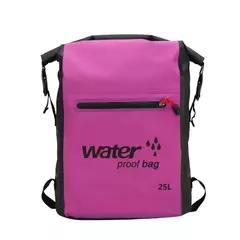 PVC natação impermeável saco seco, correias duplas, rafting esportes, caiaque, canoagem, kit de viagem, mochila, armazenamento, 25L - loja online