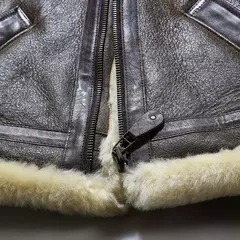 Jaqueta de couro genuíno masculina, casaco de pele marrom, pele de carneiro real, casual quente, shearling barato, moda masculina de alta qualidade, inverno - Wolf Magazine