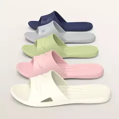 Chinelos dobráveis para homens e mulheres, slides portáteis, antiderrapantes, viagem para o hotel, banho em casa, uso de convidados, sapatos baixos, novo, verão - comprar online