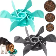 Alimentador para animais de estimação plugin poderosa ventosa comida lenta anti asfixia tigela conveniente fácil limpo estendido cães comendo tempo suprimentos para animais de estimação