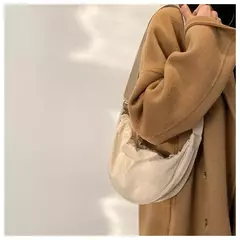 Bolsa Crossbody de Nylon Hobos para Mulheres, Bolsas de Ombro Casual Designer, Bolsa de Grande Capacidade Lady Travel Shopper, Bolsas Femininas, 2024 na internet