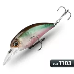 Meredith 6.5cm 14g jerk manivela wobblers manivela isca de pesca artificial minnow jerkbait flutuante h Hrad isca para isca de pesca de truta