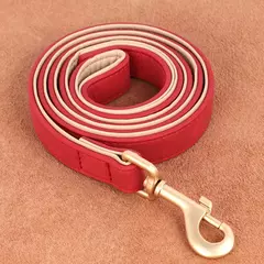 Coleira de cachorro acolchoada macia conjunto de coleira de couro pu para cães de estimação colar com corda de chumbo para caminhada ajustável para cães pequenos e médios pug na internet