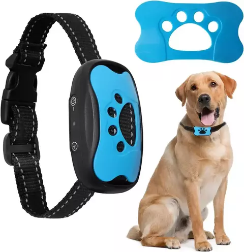 Cão de estimação anti latido dispositivo usb recarregável cães coleira treinamento ultra-sônico parar latido vibração anti latido coleira