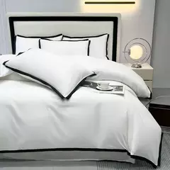 Estilo simples conjuntos de cama ?????????? ????? lavado escovado Duvet Cover com fronha lençóis de luxo conjunto cama rainha/king size na internet