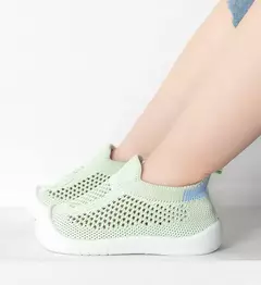 Tênis de malha antiderrapante respirável infantil, sapatos infantis, bebês meninas, meninos, fundo macio, confortável, crianças, casual, 2024 - loja online