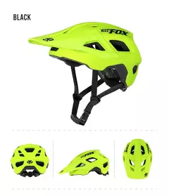 Batfox mtb capacete de ciclismo capacete de bicicleta integralmente moldado fox casco bicicleta mtb acessórios de mountain bike