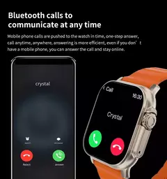 Relógio Inteligente 9 para Homens e Mulheres, Chamada BT, NFC, Sempre em Exibição, Temperatura Corporal, Fitness, Série 8, Apple, Android, 2022 - comprar online