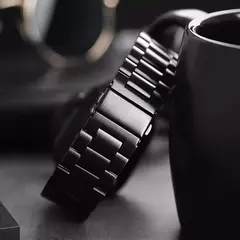 Imagem do Pulseira de metal para Apple Watch, pulseira de aço inoxidável, pulseira para iWatch Series 7, 6, 5, 4, SE2, 9, 8 Ultra, 44mm, 40mm, 45mm, 41 milímetros, 42 milímetros, 49 milímetros