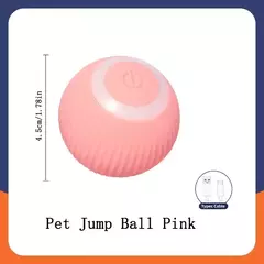 Bola de brinquedo inteligente para cachorro, brinquedo interativo eletrônico para animais de estimação, bola móvel, usb, movimento automático, saltando, bola de brinquedo, filhote de cachorro, produto para gato - comprar online