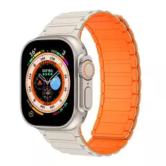 Pulseira Desportiva Magnética para Apple Watch, Pulseira de Silicone, Série iWatch, Ultra 2, 9, 8, 7, 6, 5, 4, 49mm, 45mm, 44mm, 42mm, 38 milímetros, 40 milímetros, 41 milímetros na internet