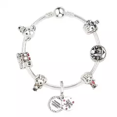 Imagem do Harry Potter Pulseira Mágica Figura Brinquedos Potter, Sonserina, Quadribol, Hermione, Rony, Moda, Acessórios de Metal para Menina, Presentes de Aniversário