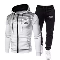 Conjunto de treino casual masculino, jaqueta coreana, terno esportivo, calça plus, 2 peças de roupa esportiva, outono, inverno, 2022 na internet