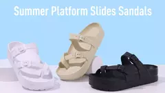 Pallene-Sandálias femininas de plataforma tamancos, chinelos de sola grossa, sandálias femininas de praia ao ar livre com suporte de arco, sapatos macios de EVA - comprar online