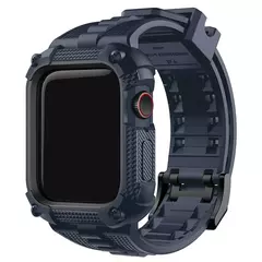 Silicone Apple Watch Band and Case, Strap para Apple Watch Ultra 2 Series 9 8 7 6 SE, Bumper Case, Screen Protector, 40mm, 41mm, 44mm, 45mm, 49mm - comprar online