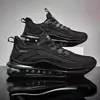 Moda masculina sapatos casuais almofada de ar tênis de corrida nova moda respirável fundo macio masculino tênis casuais sapatos de luxo