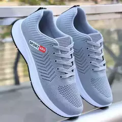 Homens vulcanizados caminhada tênis unissex casual leve tênis atlético sapatos esportivos respirável moda tênis