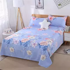 Folha de cama grossa lavada macia do pano do algodão, matéria têxtil home, poliéster, algodão, Pele-amigável, nenhumas tampas do descanso, 1PC na internet