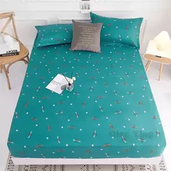 Folha impressa 100% poliéster, capa de colchão, quatro cantos, com elástico, sem fronhas, novo produto, 1pcs - comprar online