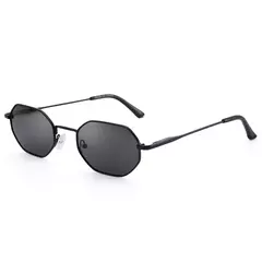 ZENOTTIC-Retro pequeno polígono óculos polarizados para homens e mulheres, óculos de sol anti-reflexo, óculos UV400, óculos para condução na internet