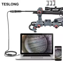 TESLONG-Câmera Rifle Borescope, Caça Digital Âmbito Limpeza, NTG100, diâmetro 5mm, acima de 20 Caliber - comprar online