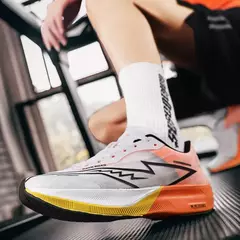 Sapatilhas Full Palm Carbon Plate para homens e mulheres, tênis de corrida, corrida de maratona, amortecedor, esportes, tênis, treinamento, novo - Wolf Magazine