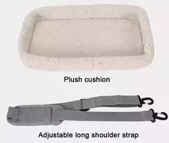 Bolsa portátil para transportar cães e gatos, bolsa de viagem para animais de estimação, malha respirável, dobrável, bolsa para transportar animais de estimação