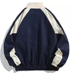Jaqueta masculina e feminina Hip Hop Varsity, High Street, patchwork, bloco de cores, casacos blusão finos, jaquetas universitárias, primavera, outono, moda - comprar online